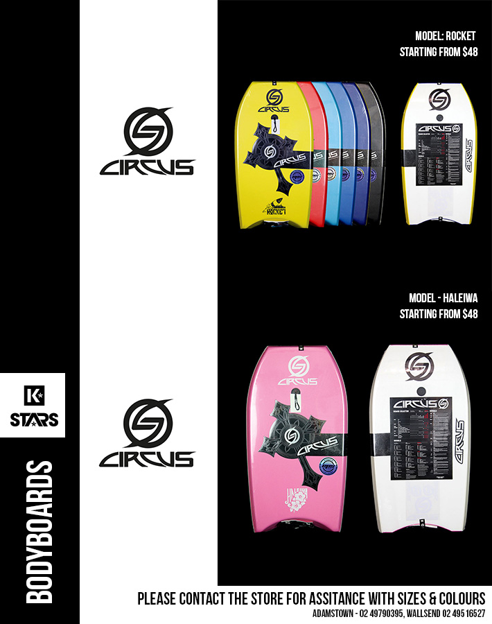 Circus Bodyboard Sale on Now - Save up to 20% off 