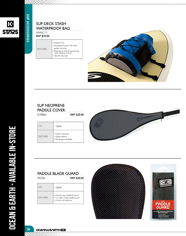 Ocean & Earth SUP Accessories available in-store