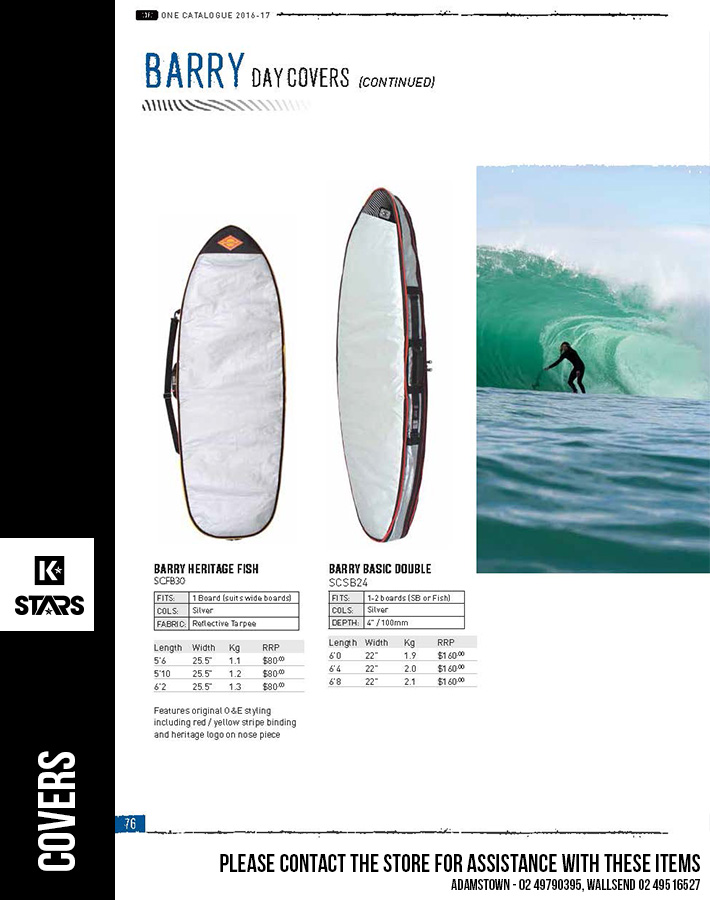 Ocean & Earth Surfboard Covers - for assistance contact the store.