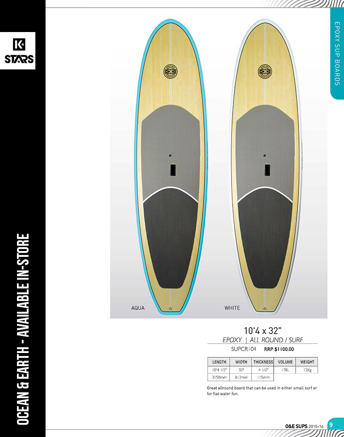 Ocean & Earth SUP available in-store