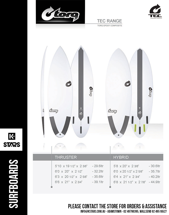 More Surfboards Brands available in-store....