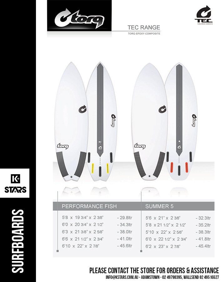 More Surfboards Brands available in-store....