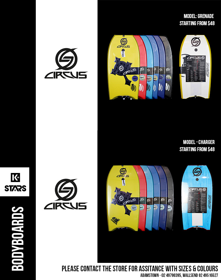 Circus Bodyboard Sale on Now - Save up to 20% off 