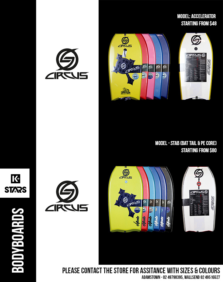 Circus Bodyboard Sale on Now - Save up to 20% off 