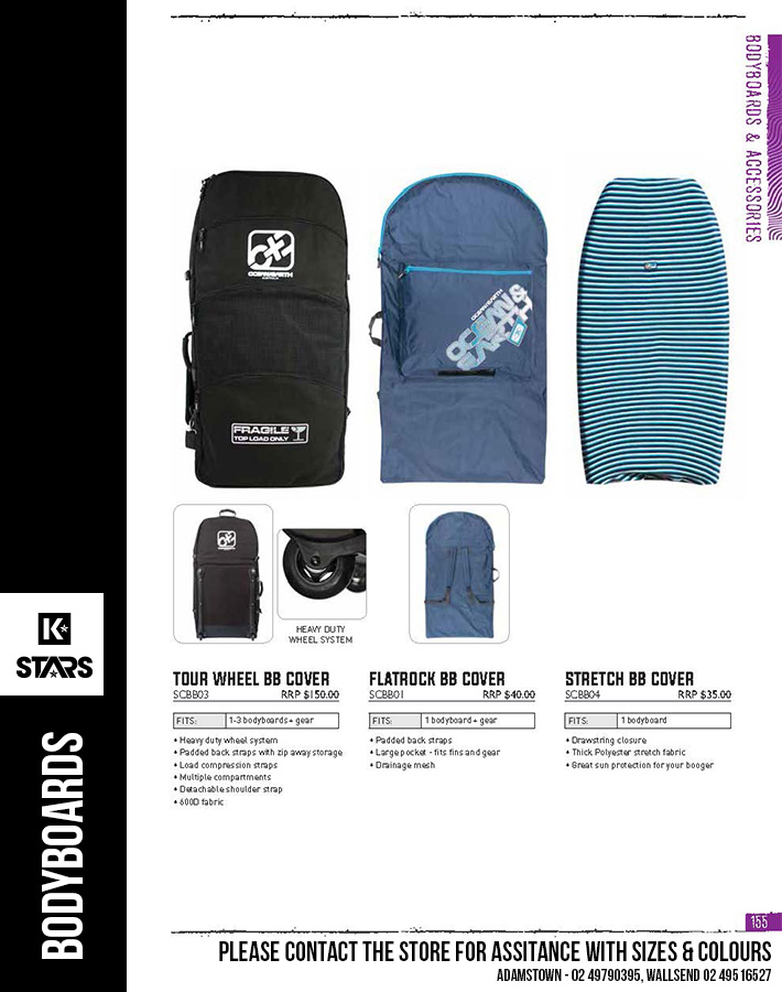 Ocean & Earth Bodyboard Accessories - In-Store Now...