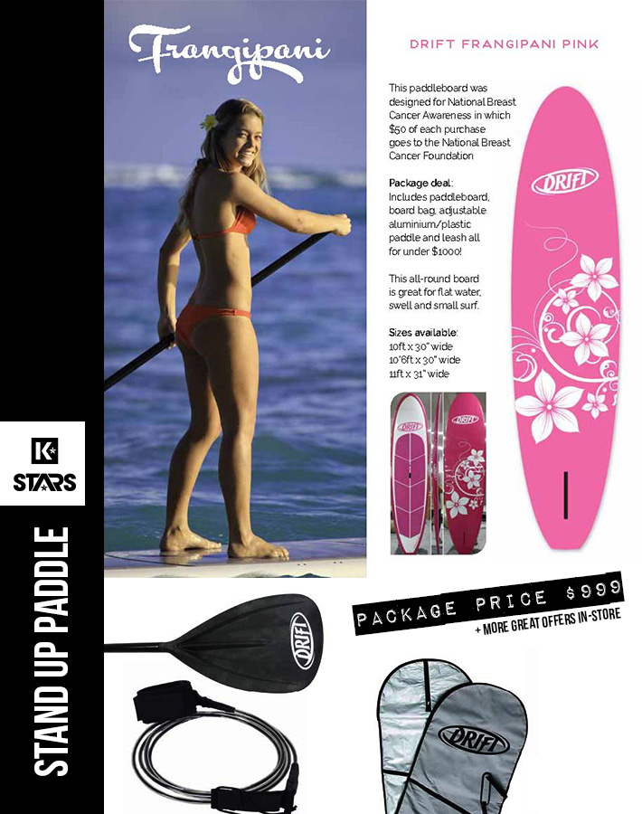 Pink Frangipani SUP Package only $999 