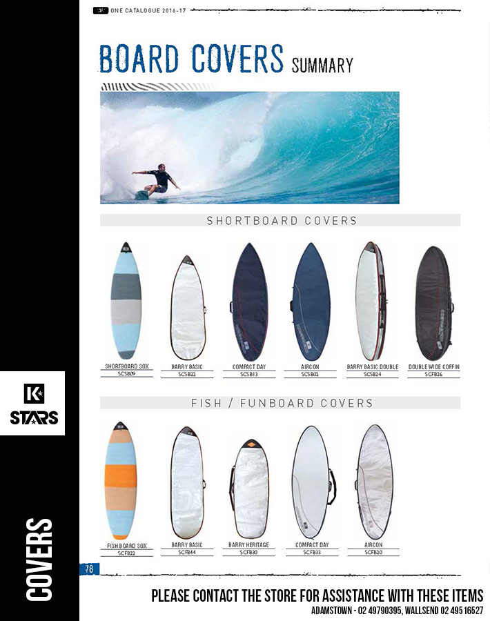 Ocean & Earth Surfboard Covers - for assistance contact the store.