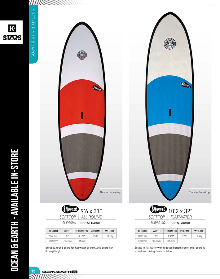 Ocean & Earth SUP available in-store