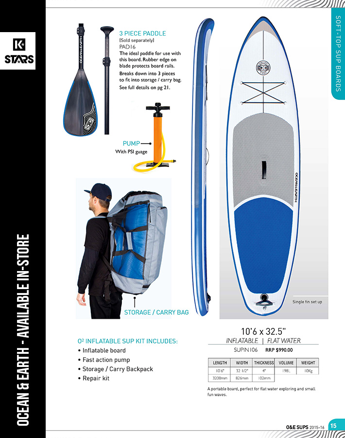 Ocean & Earth SUP available in-store