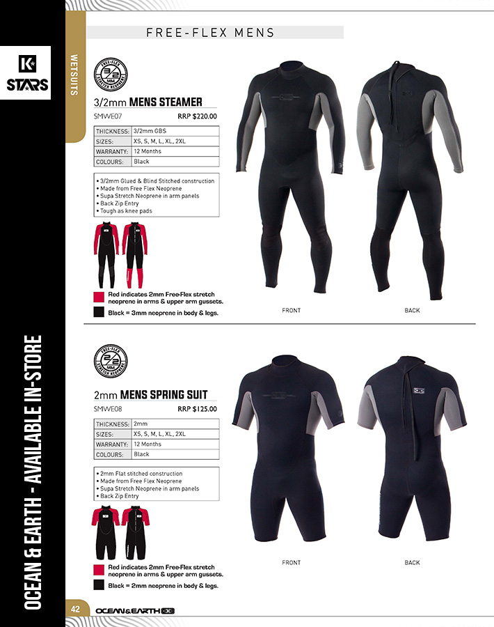 Ocean & Earth SUP Wetsuits available in-store