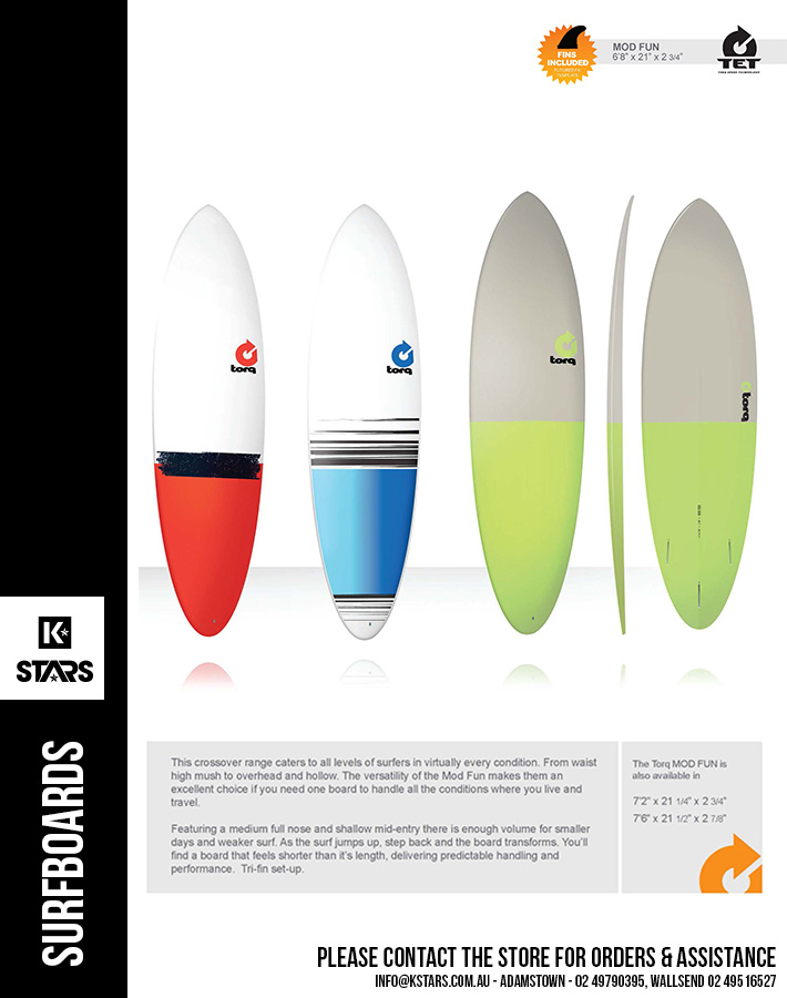 More Surfboards Brands available in-store....