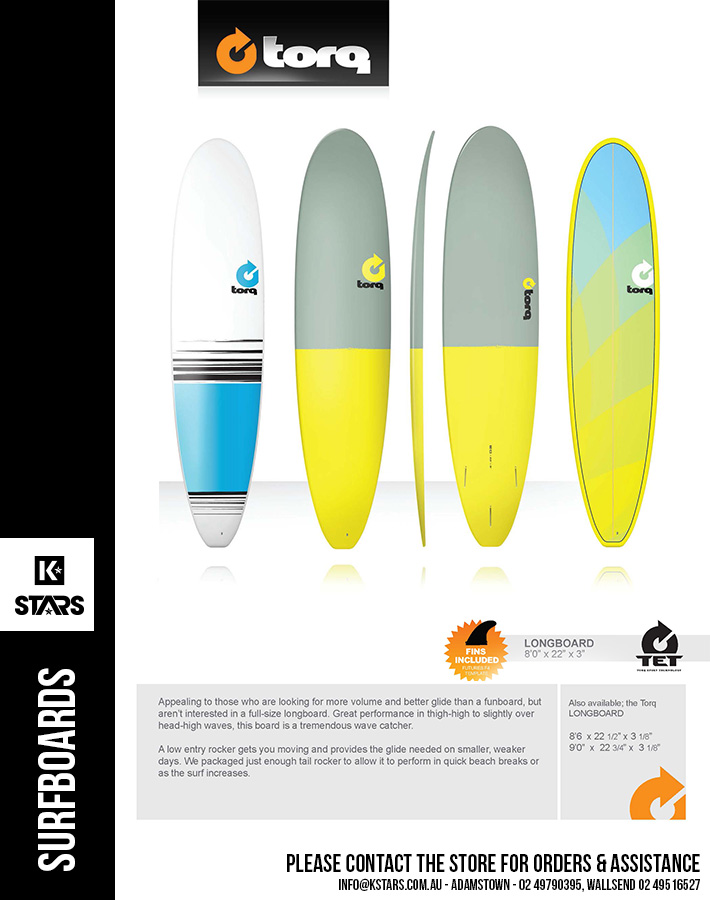 More Surfboards Brands available in-store....